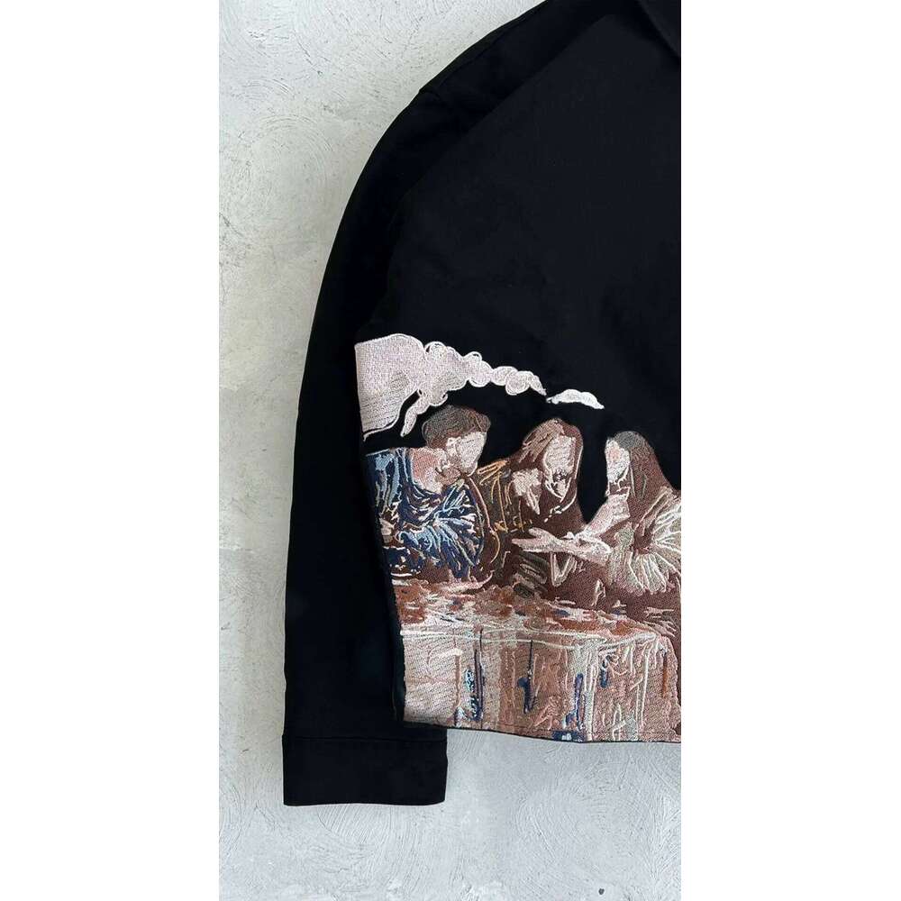 Women's Wear American Leather Y2kcoats Mens Womens Hip Hop Retro Embroidery Oversized Jacket Casual Zipper Motorcycle Clothes