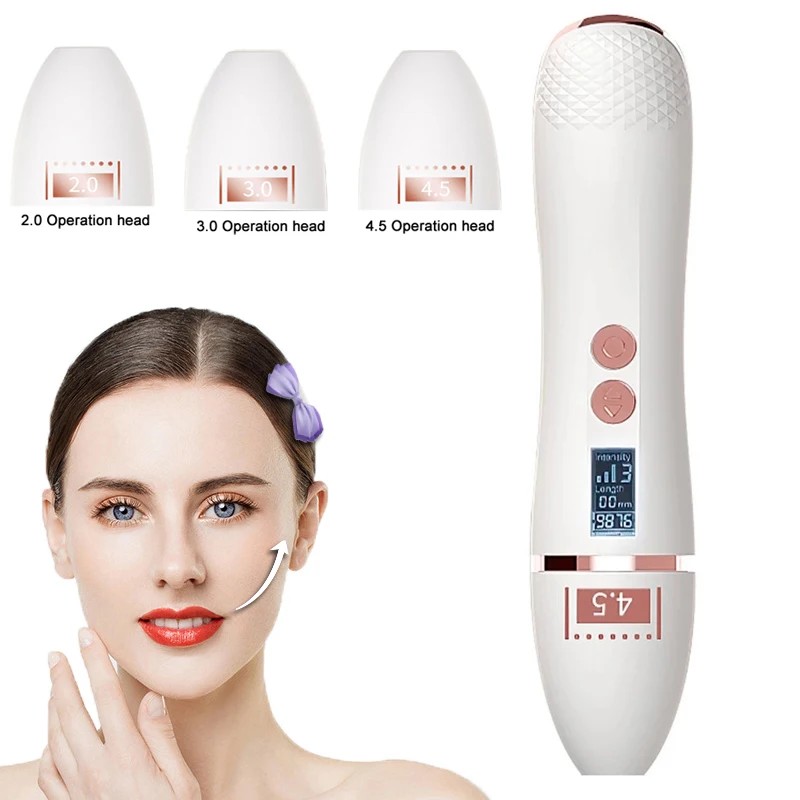 Home Use Hifu Face Lift Skin Tightening Facial Rejuvenation Body Slimming High Intensity Focused Ultrasound Wrinkle Removal Anti Aging Ultrasonic HIFU
