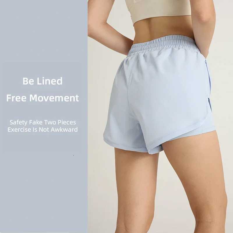 Sports Women Yoga Shorts Lightweight Loose Athletic High Waist Quick Dry Breathable Outdoor Recreational Running Yoga Shorts XJ250724