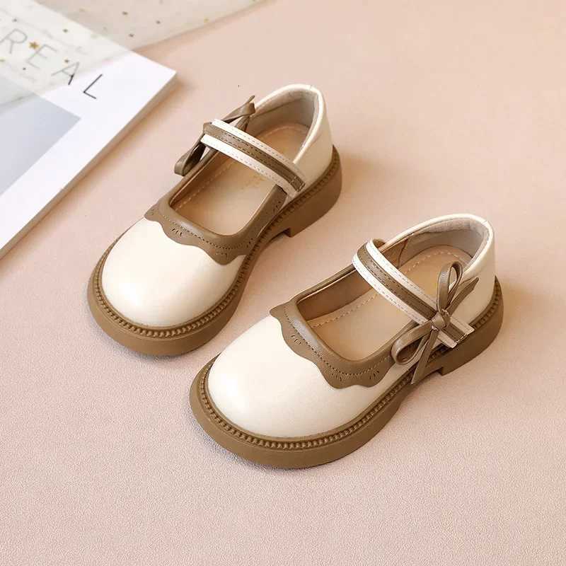 Fashion Girl School Shoes Patchwork Kid Princess Shoes for Children Shallow Toddler Ruffled Edge Leather Shoes Casual Mary Janes XJ250724
