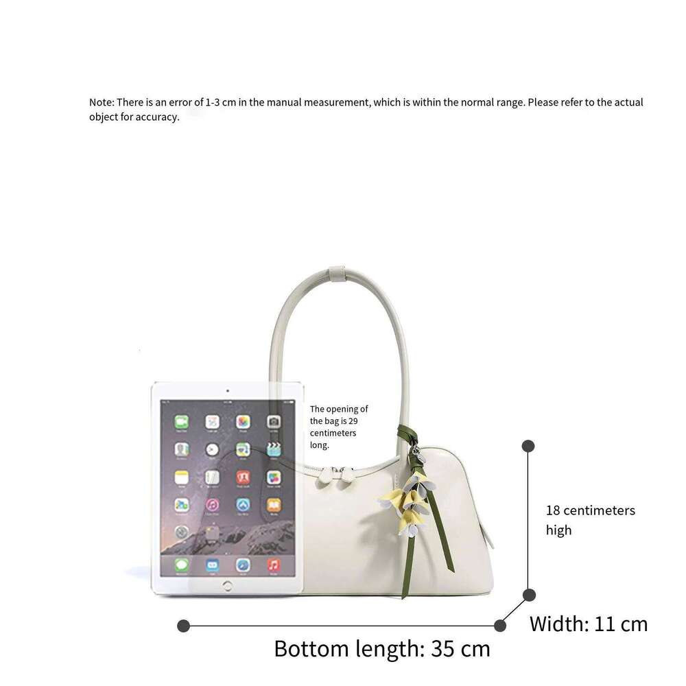 Women's Bags Designer New Genuine Leather Women's Shoulder Cowhide Ladies Handbag Baguette Bag Female Commuter Shopping Underarm Bag