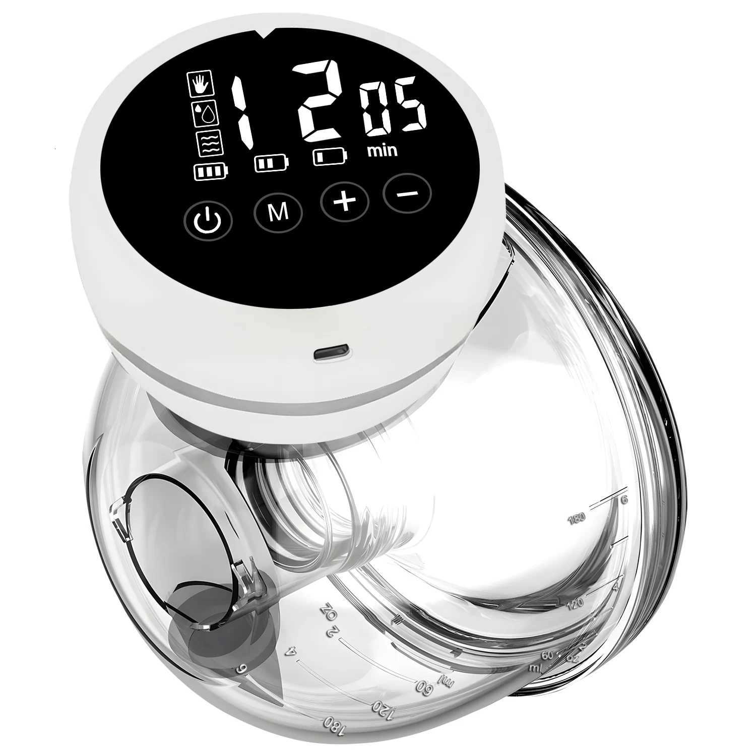 1PCS Wearable Electric Breast Pump Silent Milk Collection Hands-free Invisible Automatic Intelligent Breast Pump Portable Travel X250724