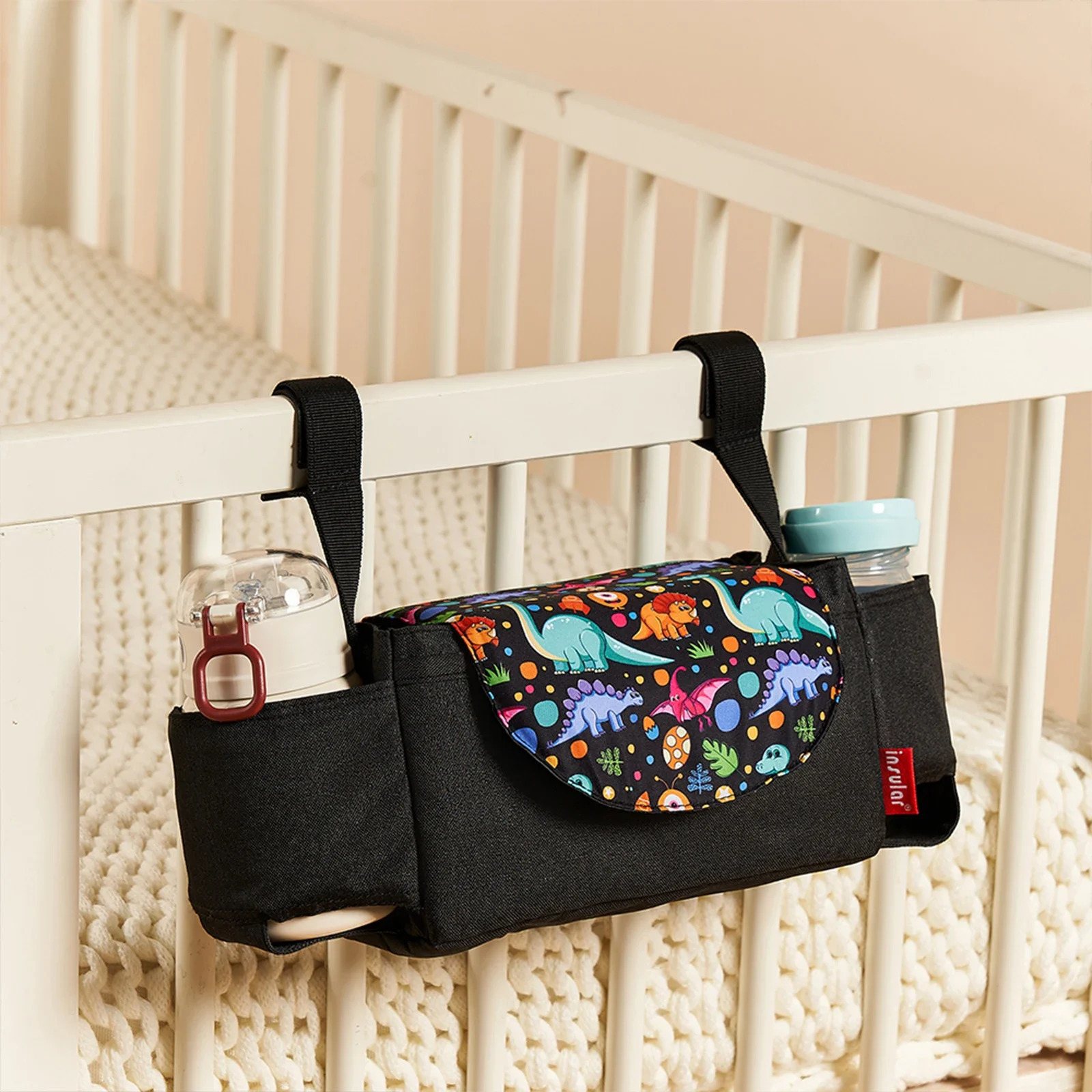 Large Capacity Mummy Storage Bag For Baby Diaper Care Milk Bottle Insulation Bags Stuff Collection Stroller Accessories 250724