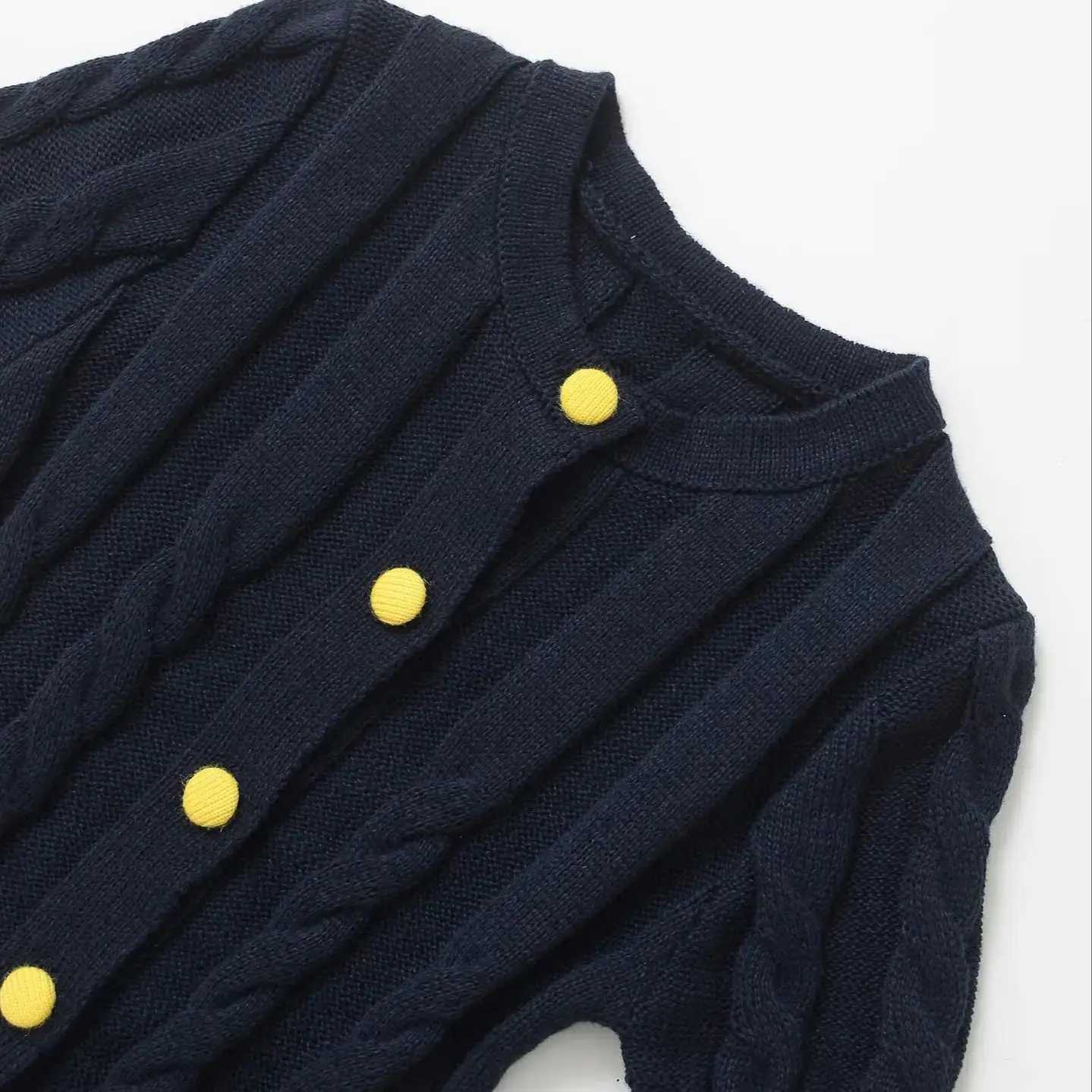 3ZBA Women Slim Fit Cropped Cardigan Round Neck Short Sleeves Gold Button Elastic Hem Solid Casual Sweater Spring Summer New Top X250724