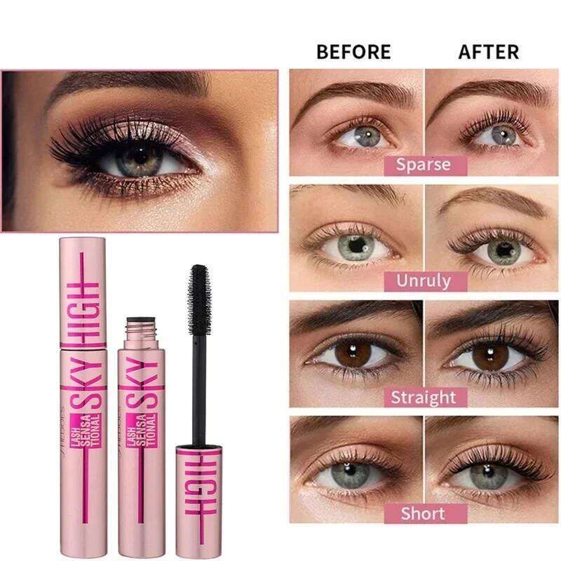 Lengthening Mascara Waterproof Long Lasting Silky Lash Black Eyelashes Extension Make Up Beauty Eye Korean Cosmetic X250724