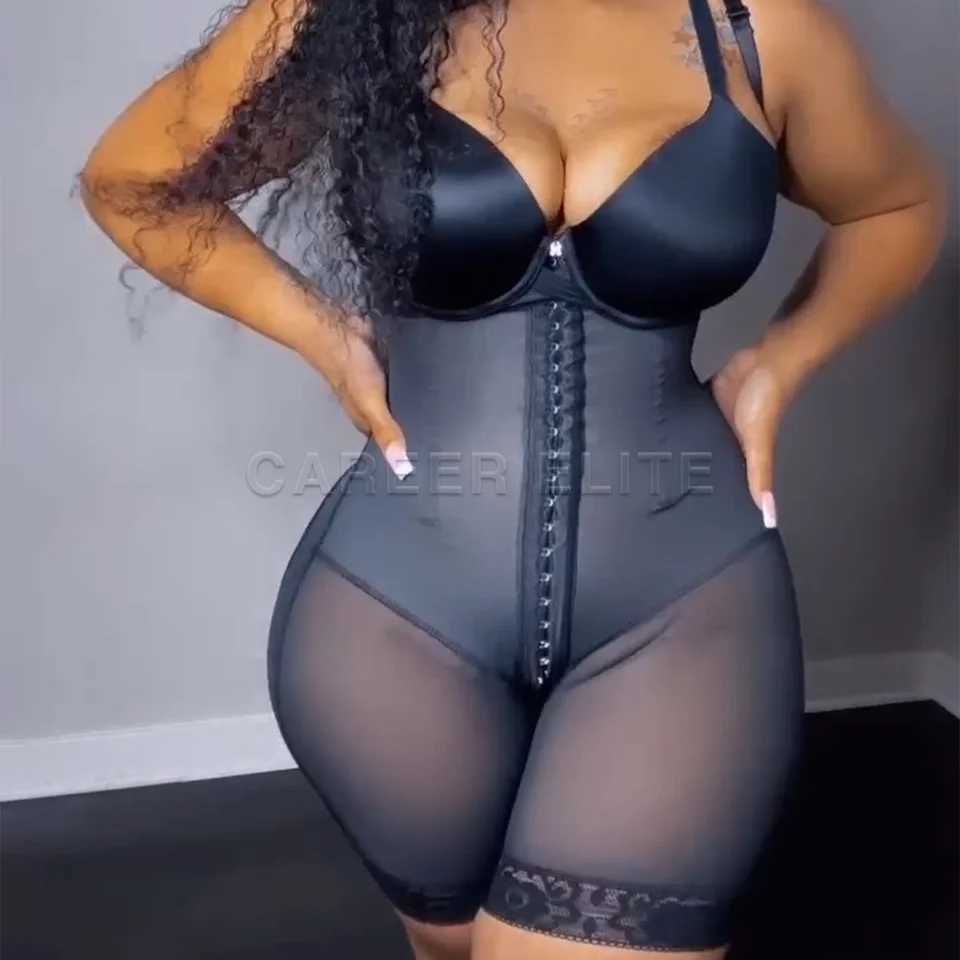 Sexy Open Chest Body Shaping Shapewear With Hooks Adjustable Shoulder Strap Waist and Hip Shaping For Women Hot Selling Shapewear W250724
