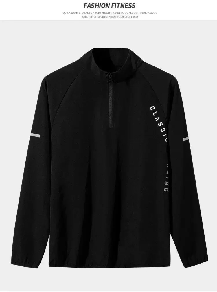 2025 Summer Mens Quick Dry Jacket Suit Two-piece Outdoor Fitness Running Sets Sports Jogging Pants Workout Clothes Sportswear 250717