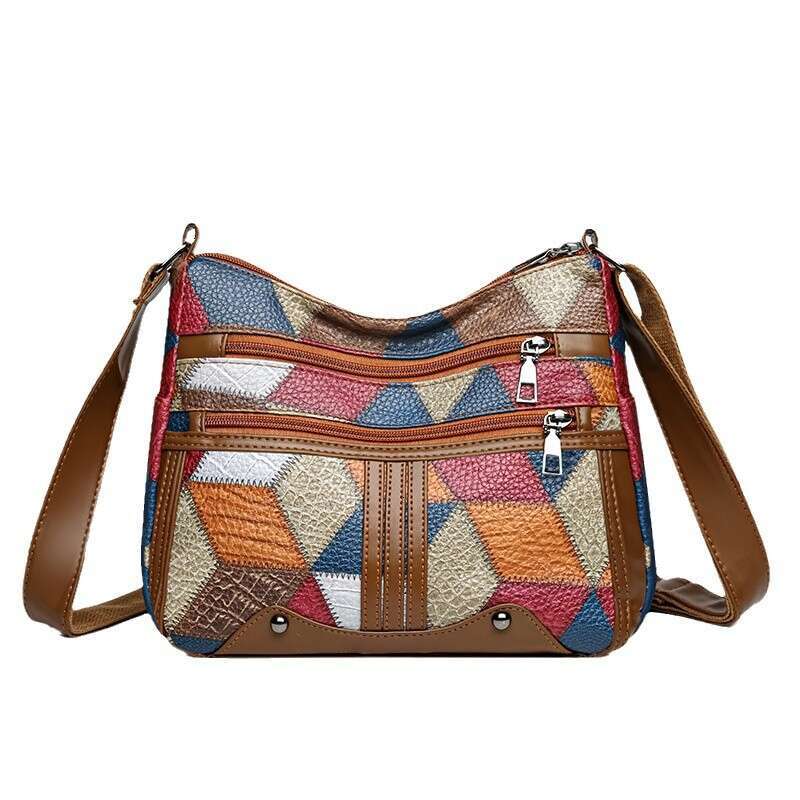 New Style Large Capacity Simple Single Shoulder Mom Elegant Fashionable Crossbody Bag for Middle-aged Women
