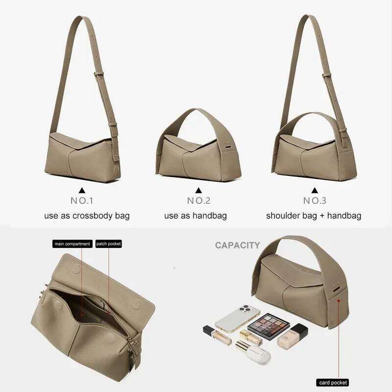 Luxury designer niche women's first layer cowhide fashionable women's square portable messenger new bag single shoulder