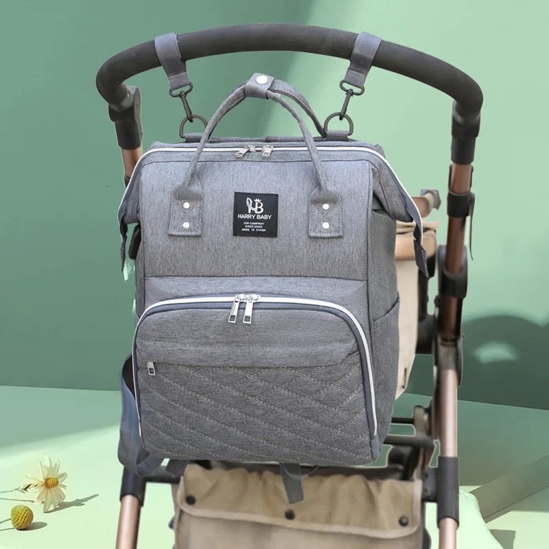 Mommy Diaper Bags Baby Stroller Hanging Bag Mother Large Capacity Nappy Backpacks With Changing Mat Convenient Nursing Bags 250724