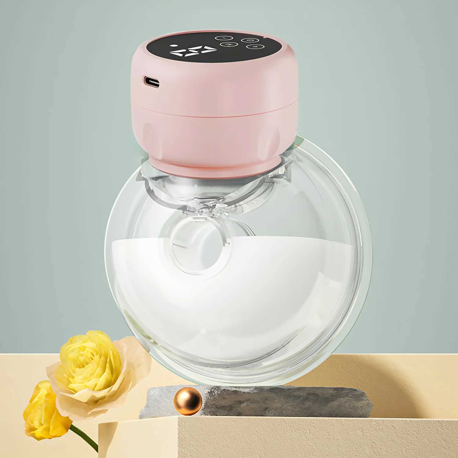1PCS Electric Breast Pumps Suction Portable Hands Free Wearable Breast Pump Smart Breast Milk Extractor Collector X250724