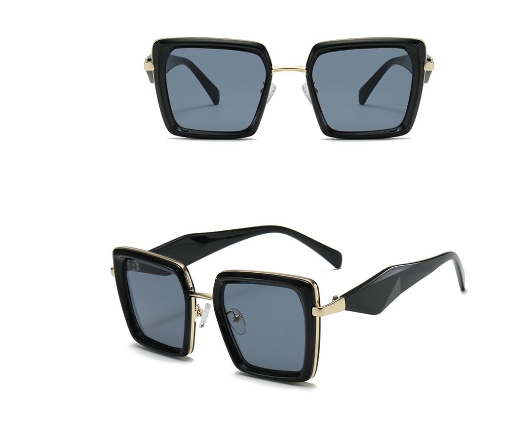 Designer Sunglasses For Women Men Oversize Frame Sunglasses Luxury Polarized Lens Goggle Pilot PC Frame Oversized UV400 Eyewear Luxury Style Sunglasse