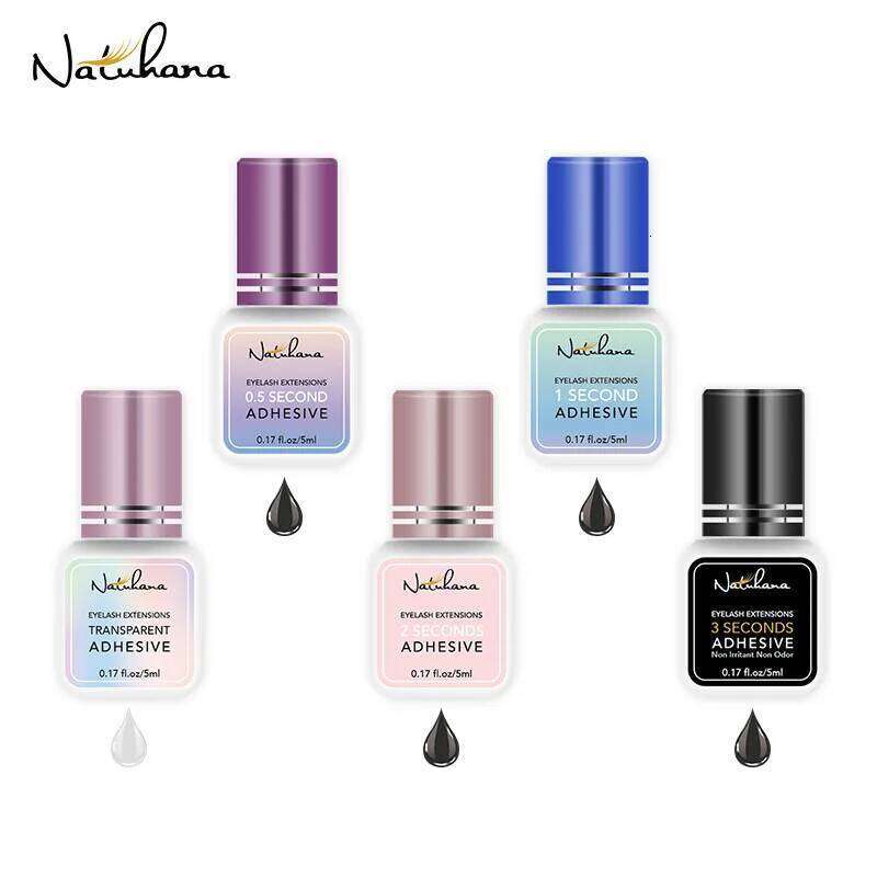 Professional 5ml 0.3S 0.5S 1S 2S 3S Eyelash Fast Drying Strong False Eye Lash Extension Glue Adhesive X250724