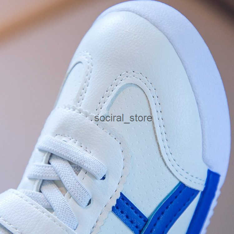 In stock classic Fashion Athletic Outdoor forrest shoes childrens board shoes new leather kids baby boy and girls casual shoess Q250724