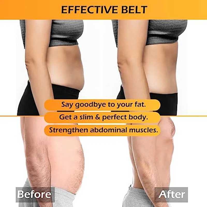 New Muscle Stimulation Belt Electric Abs Stimulator EMS Abdominal Toning Belts Body Slimming Massage Fitness Massager W250724
