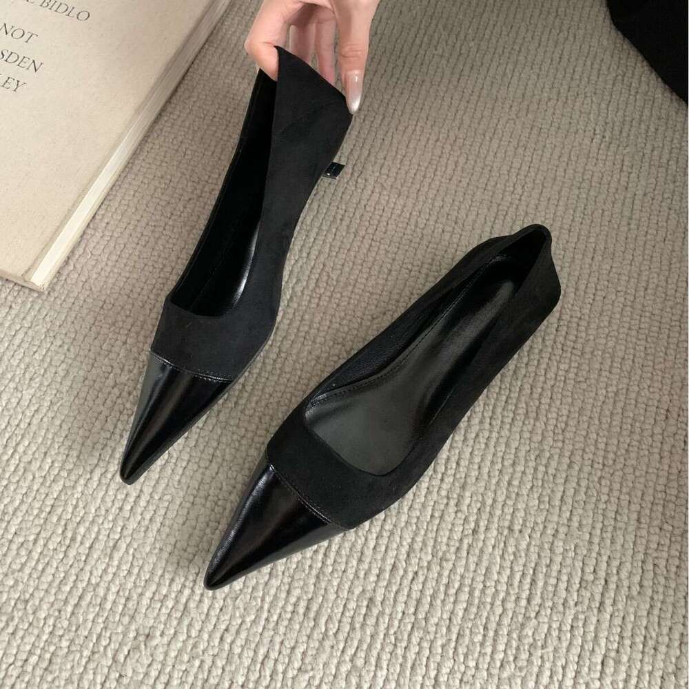 French Style Pointed Toe Single Solid Color High Heels, Elegant Thin Heels Women, Versatile Professional Work Shoes for Women
