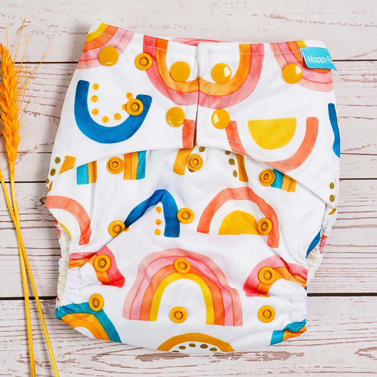 Happyflute Organic Cotton Pocket Diaper Washable Reusable Recycled Baby Cloth For 315kg Baby 250724