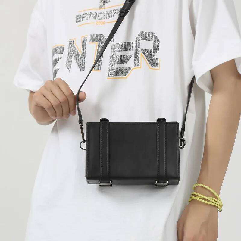Pu Leather Box Designer Shoulder Messenger for Man Small Square Bag Fashion Woman Handbag New Arrivals