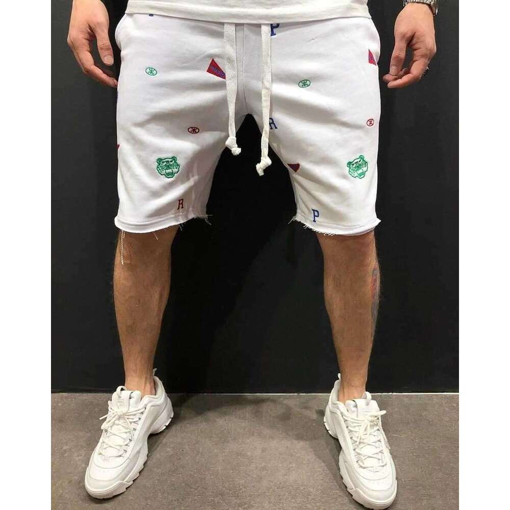 Summer New High Street Sports Fitness Shorts Loose Breathable Beggar Trendy Casual Pants for Men