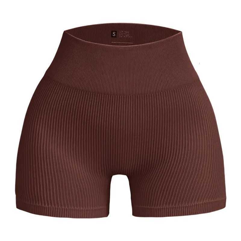 Seamless Knitted Sports Shorts Casual High Waist Push Up Cycling Shorts Fitness Running Tight Hip Lifting Yoga Shorts Sportswear XJ250724