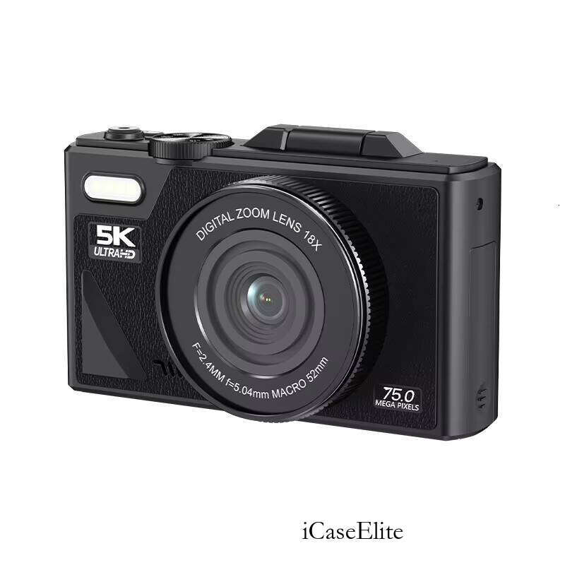 European Standard Professional Cameras Portable Travel Camcorder With 4K 5K 75Mp 18X Digital Zoom Photography Video