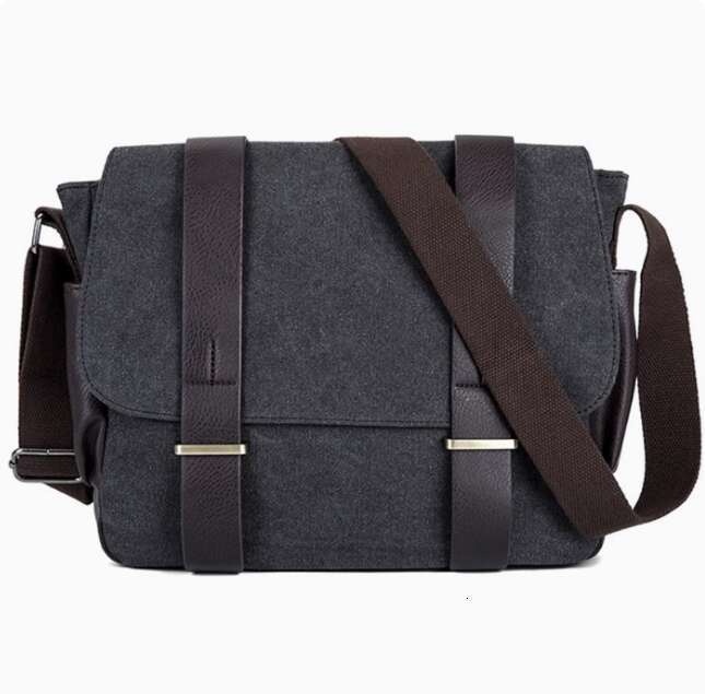 Fashion Casual Canvas Messenger Men Crossbody Bags High Quality Computer Document Travel Shoulder Bag Satchels Male