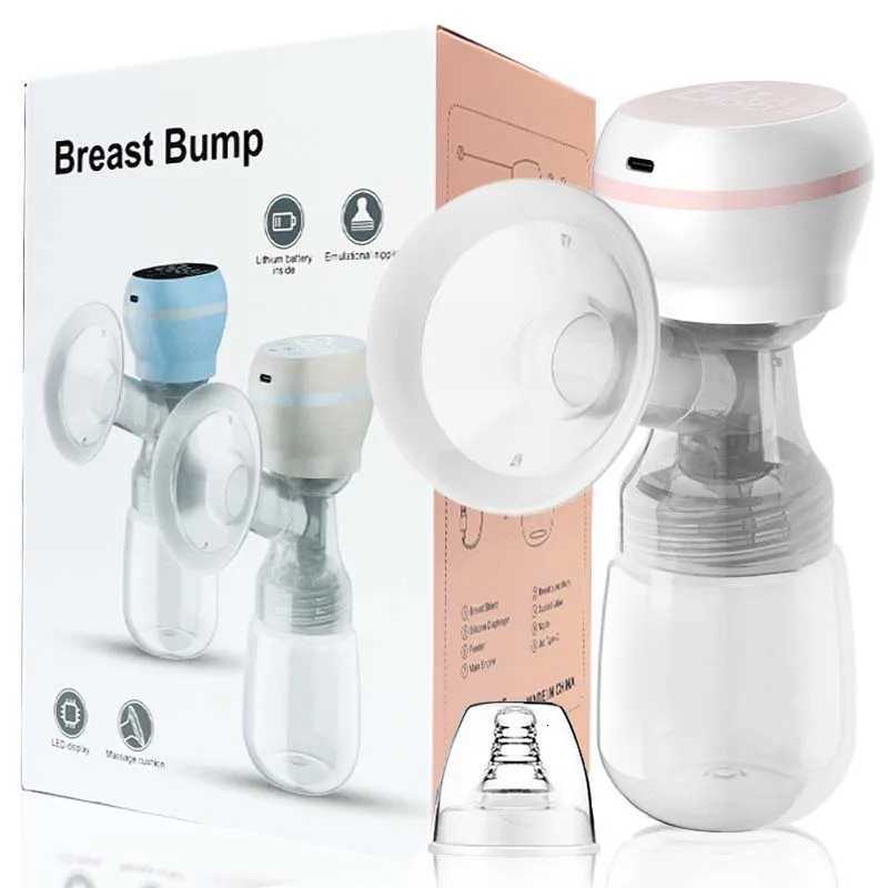 Rechargeable Breast Pump Low Noise Electric Milk Puller Automatic Milker Comfort Breastfeeding Postpartum Care 180ML Milk Bottle X2507241