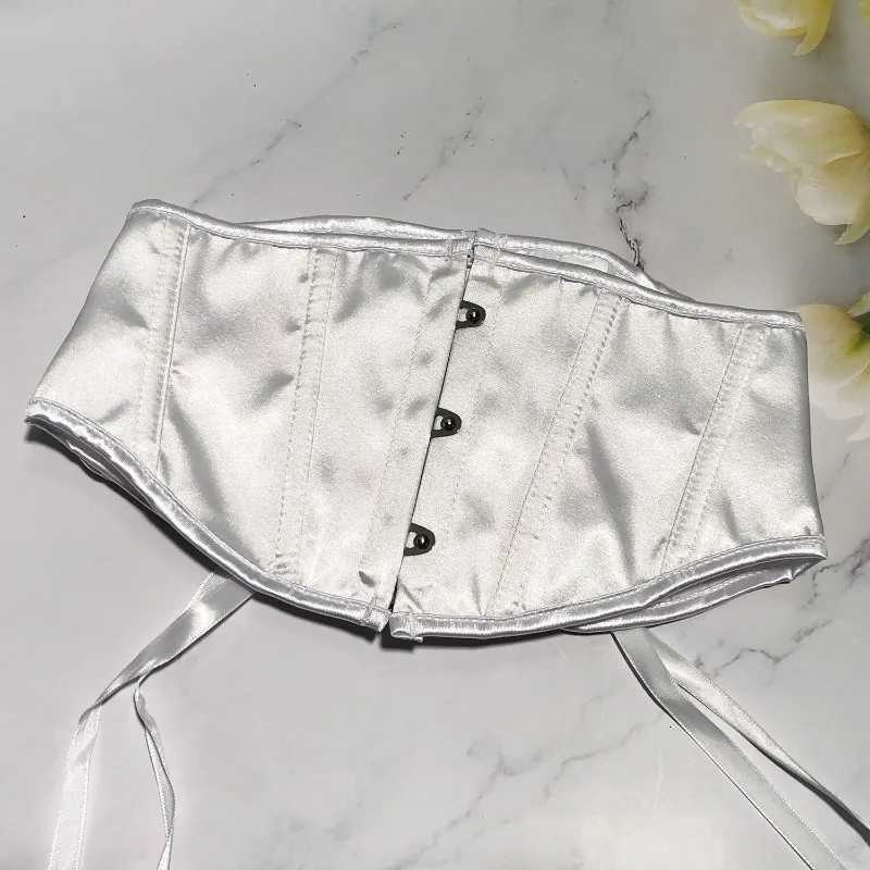 Vintage Corset Belts for Women Waist Shaper Cummerbunds Satin Slimming Belt Shapewear Fashion Bustier Girdles Fajas W250724