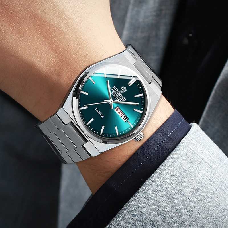 BINBOND Elegant Watches For Women Waterproof Luminous Date Week Ladies Watch Quartz Stainless Steel Womans Fashion Wristwatch W250724