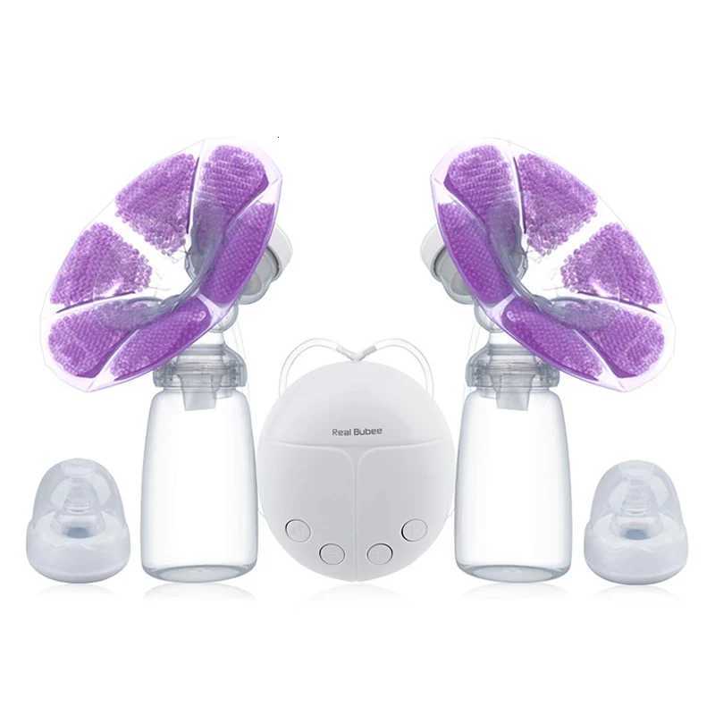 IMBABY Real Bubee Bilateral Electric Breast Pump Breast Pumping Milk Suction Large Automatic Massage Postpartum Breast Pump X250724