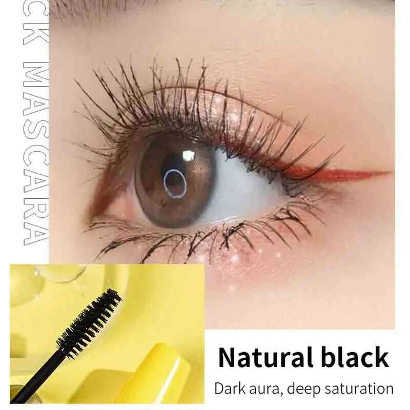 Waterproof Slender Black, Curly, Thick, Natural, Easy to Apply, Long-Lasting, Yellow and Fat Eye Black X250724