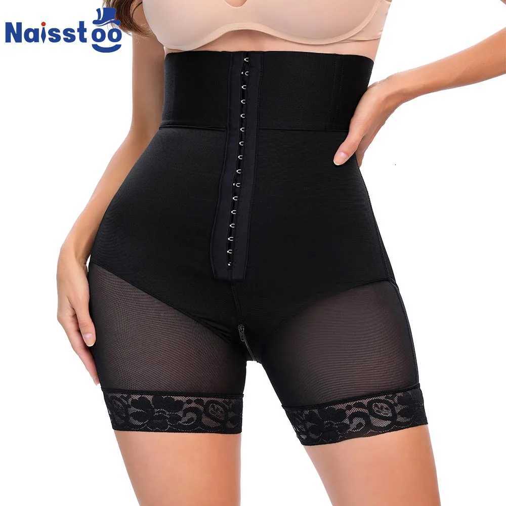 Body Shapewear Panties Firm Abdomen Control Hooks High Waist Reducing and Shaping Body Shaper Girdles W250724