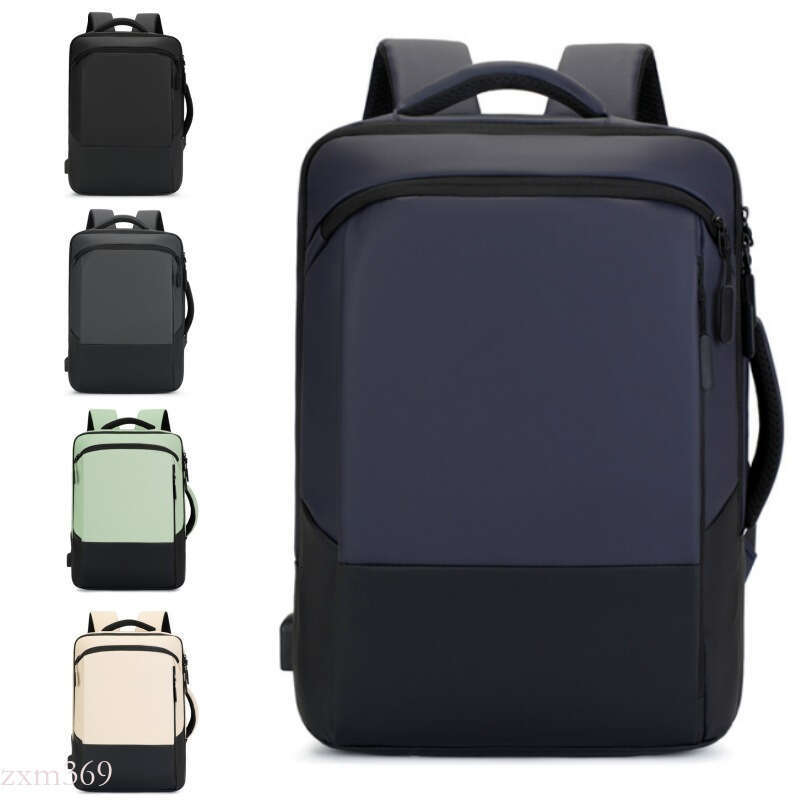 Men's Large Capacity Business Travel Bag College Student Laptop Backpack
