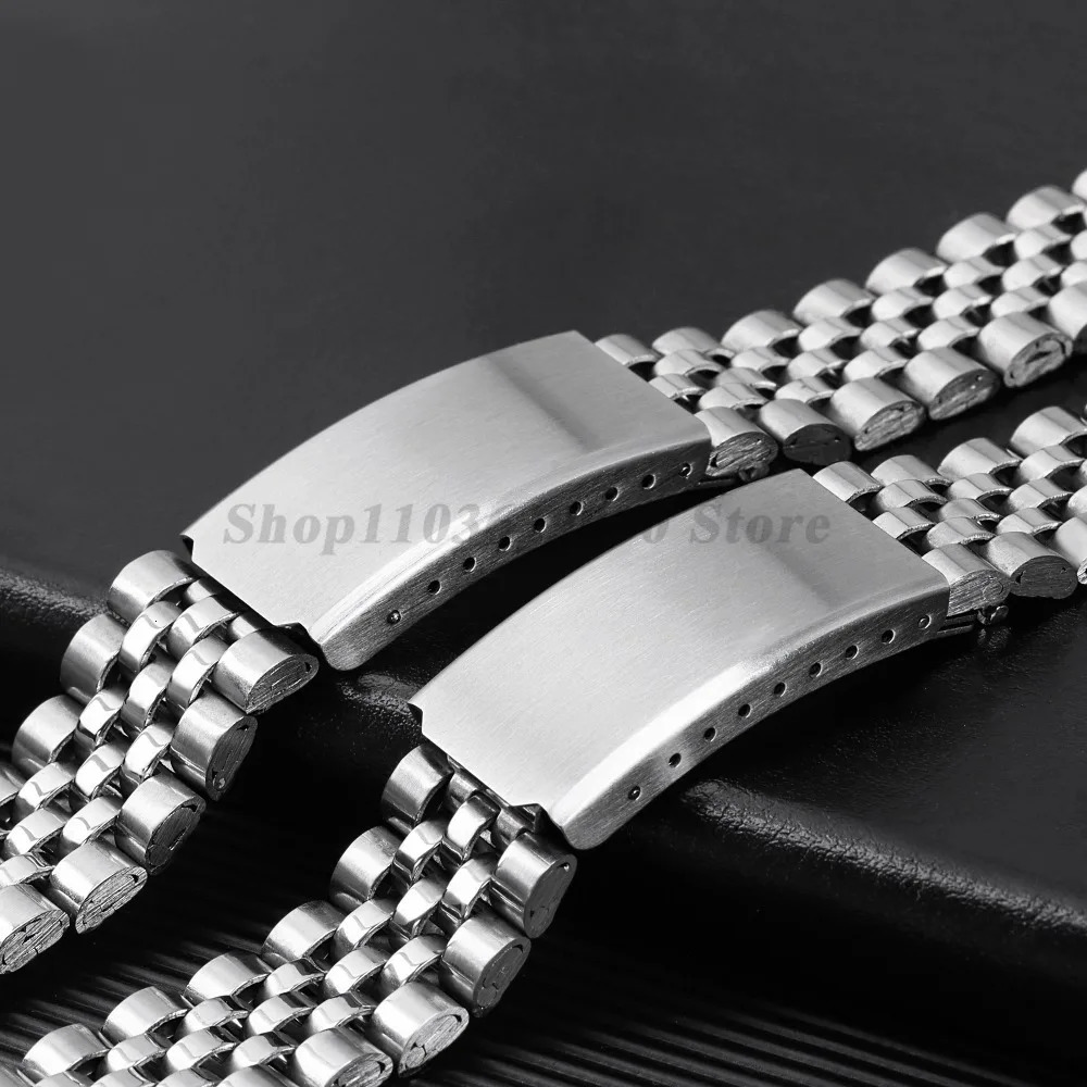 12mm 14mm 16mm 18mm 20mm 22mm Stainless Steel Straps for Seiko Bracelet for Watchband Curved End Men Women Universal Belt 250723