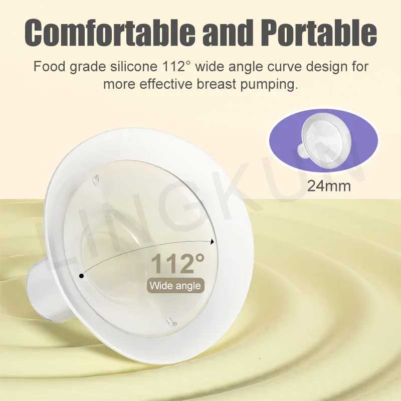 Rechargeable Breast Pump Low Noise Electric Milk Puller Automatic Milker Comfort Breastfeeding Postpartum Care 180ML Milk Bottle X2507241