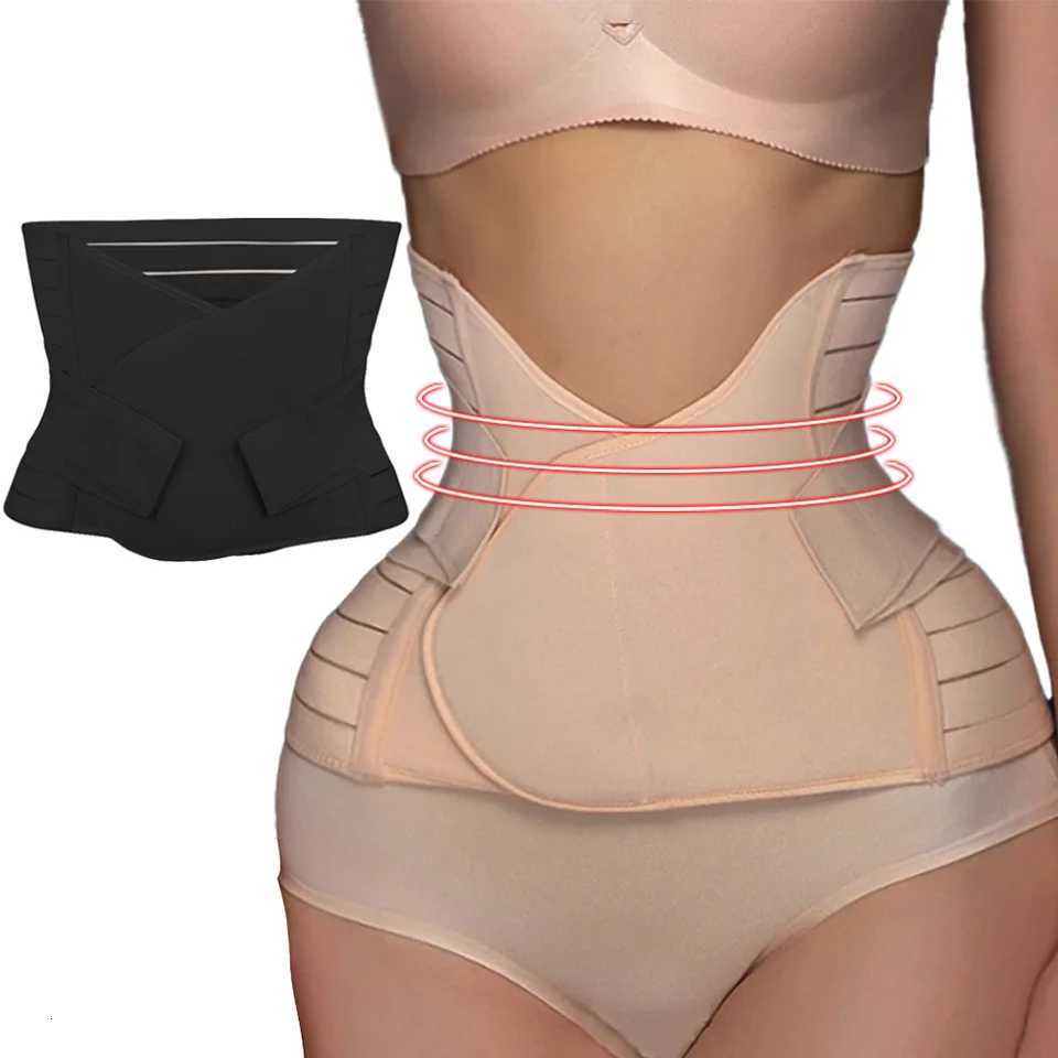 Women Waist Support Corsets Belly Bands Tummy Belly Slimming Belts Wrap Waist Straps Sheath Workout Fitness Back Support W250724