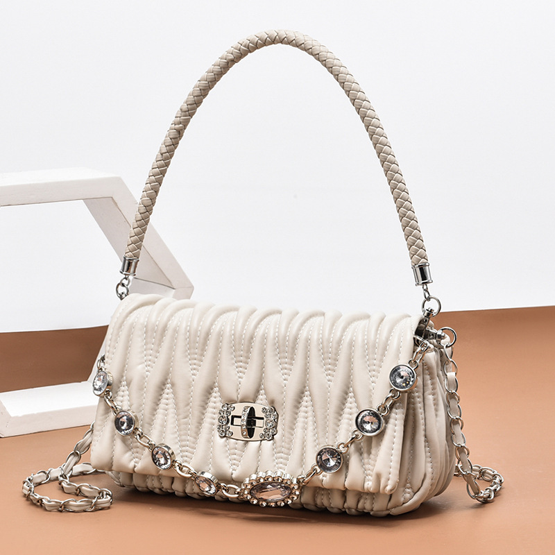 Designer Bag Luxury Bag Women's Bag Korean Fashion Bag 2025 Autumn Luxury Bag Winter New Casual Elegant Lock Handbag Small Square Bag Light Luxur