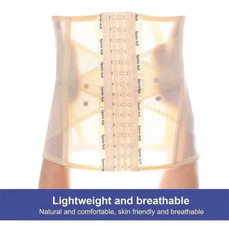 Shapewear for Women Double Belt Corset Summer Body Shaper Slimming Sheath Flat Belly Waist Cincher Tight W250724