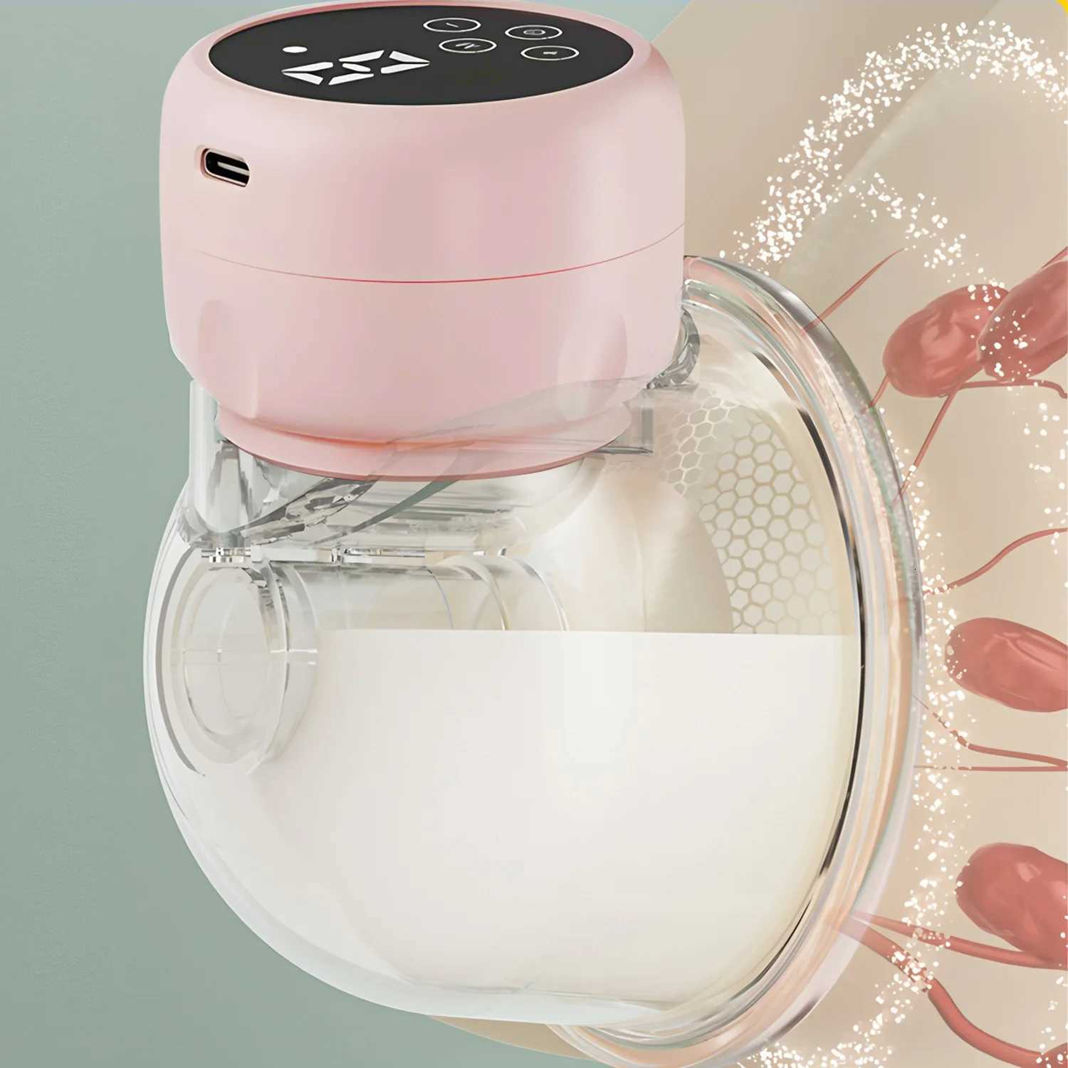 Wearable Breast Pump Hands Free Electric Portable Wearable Breast Pumps Silent BPA-free Breastfeeding Milk Collector X250724