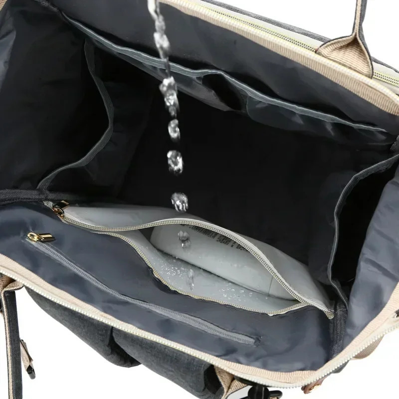 USB Mummy Bag Diaper Baby Care Large Capacity Mom Backpack Maternity Wet Bags Waterproof Pregnant Nappy Backpack 250724