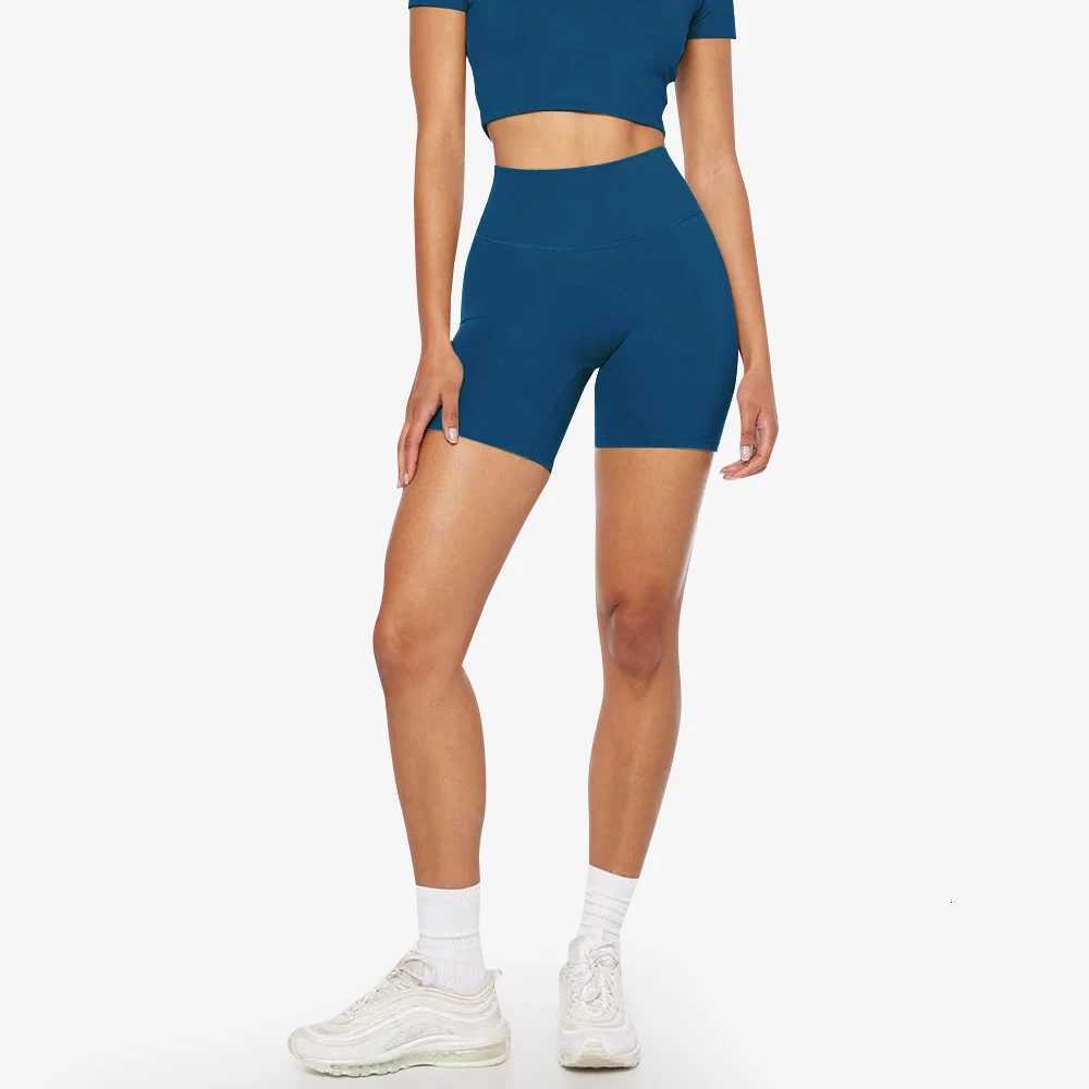 6 Hi Cloud Sculpt Peach Hidden Butt Scrunch Workout Gym Shorts Plain High Waist Yoga Fitness Shorts XJ250724