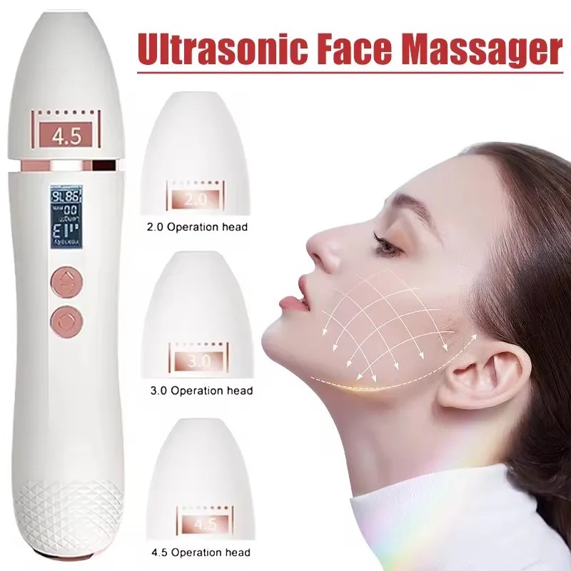 Hifu Focused Beauty Machine Mini Hifu Therapy High Intensity Focused Ultrasound Skin Tightening Facial Lifting Skin Whitening Device Anti Wrinkle Agin