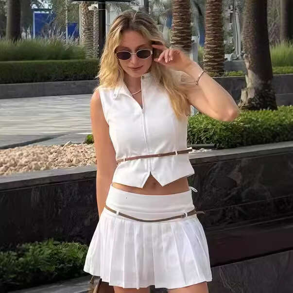 TRAFZA Women's Style Solid Color Bodycon Sexy Short Half Skirt B5