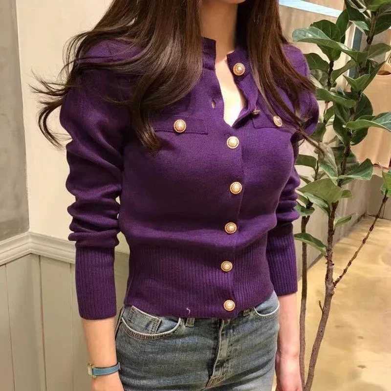 Crop Top Sweater Embroidery Harajuku Knitted Single Breasted Cropped Cardigan Women Autumn Long Sleeve Turn Down Collar Sweater X250724
