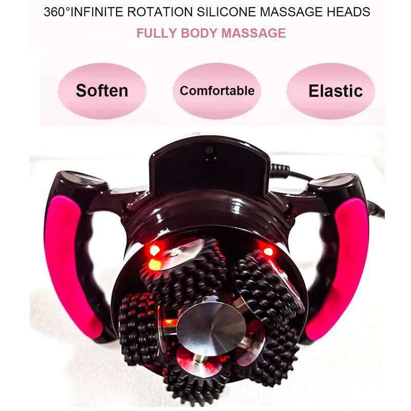 New Handheld Fiess Inner Roller 360 Vibrating Massager Cellulite Reduce Muscle Relax Butt Lift Body Shapping Slimming hine