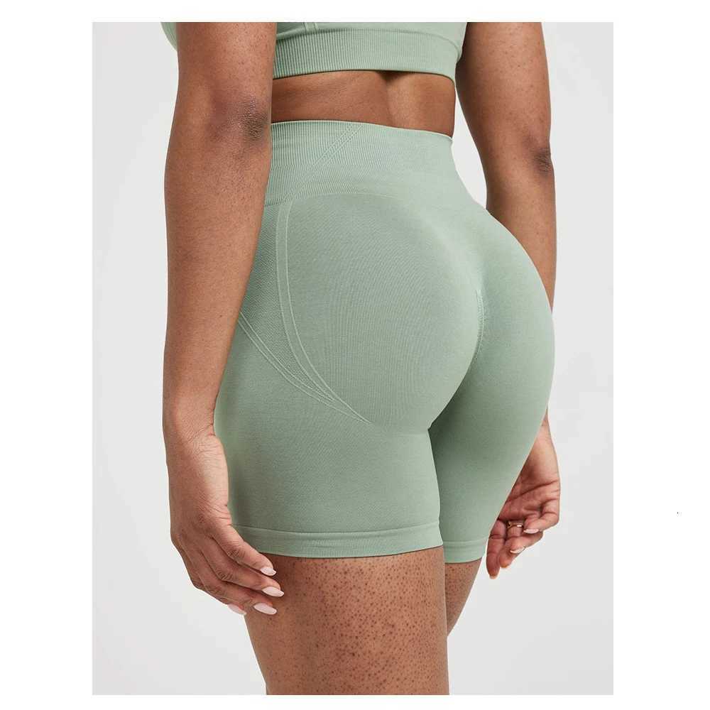 Effortless Seamless Tight Shorts Gym Shorts Womens Workout Yoga Shorts Soft High Waist Outfits Fitness Sports Wear XJ250724