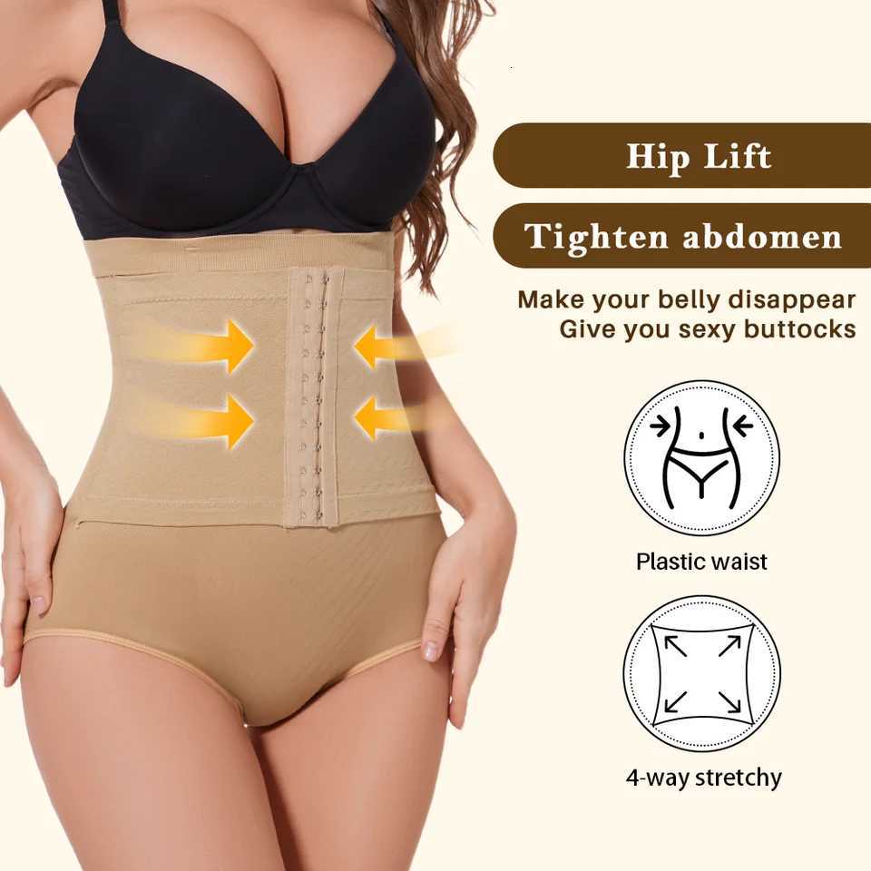Women Slimming Waist Belt Shapewear Sexy Belly Cincher Body Shaper Fat Compression Strap Girdles Firm Hook Corset S-2XL W250724