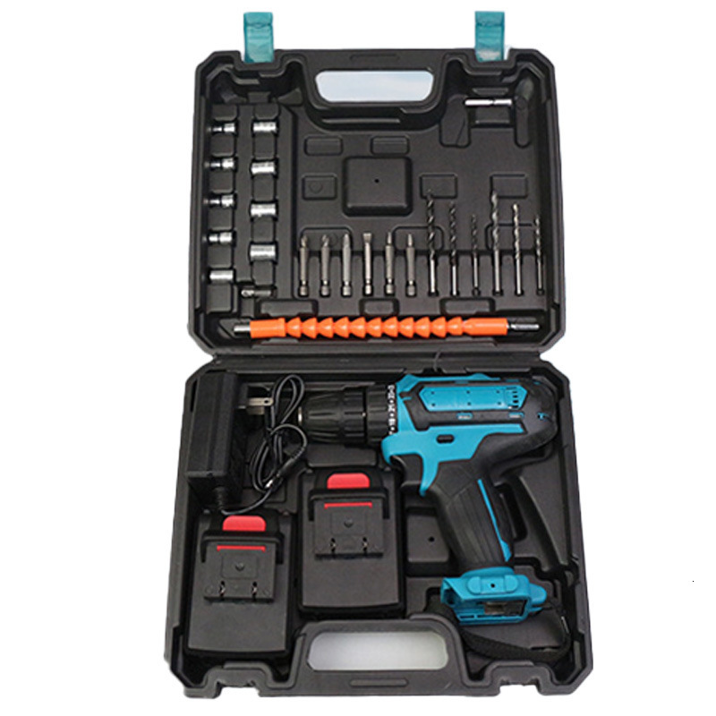 New Cordless Drill Rechargeable Lithium Drill Rotary Tool Small Power Drill Multi-Function Pistol Drill Electric Screwdriver 201225