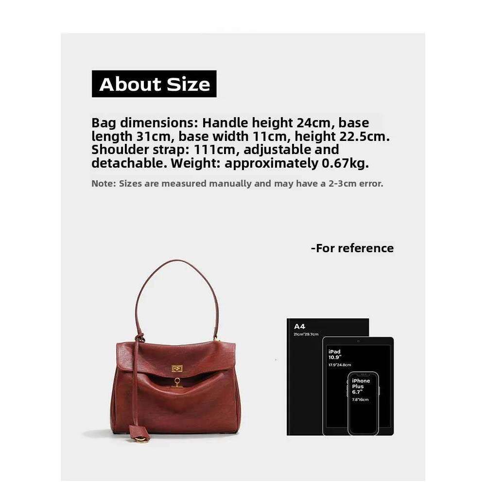 Losea Large Capaci Commuter Single Oulder Handbag Women's 2025 New Red Wedding Bag Faionable Versatile Casual PU Le...