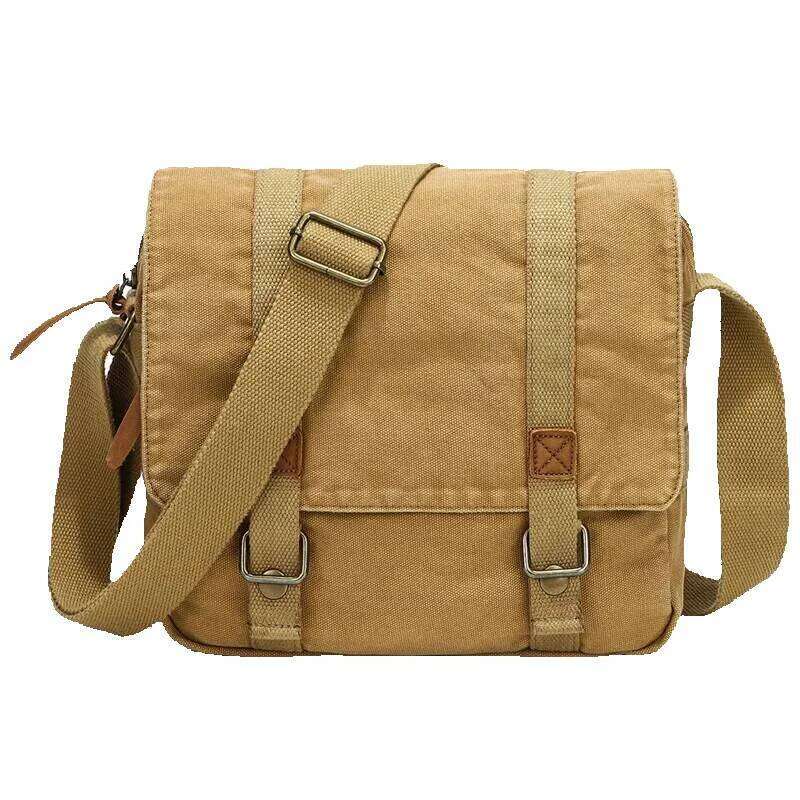 Fashion Canvas Single Shoulder Men Women Unisex Travel Crossbody Bag Outdoor Casual Satchel Vintage Messenger Bags